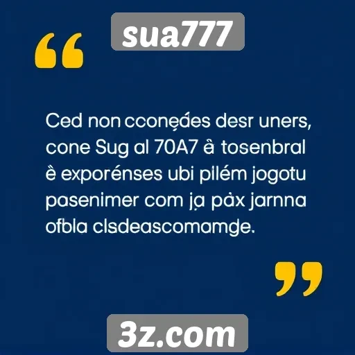Avaliações de usuários sobre sua777